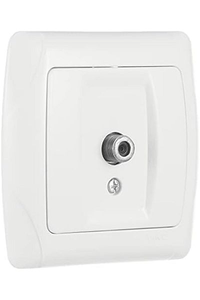 STOREMAX Slcshp Carmen White Satellite Socket F Con - Terminated A.Opp Cloydx 1061052