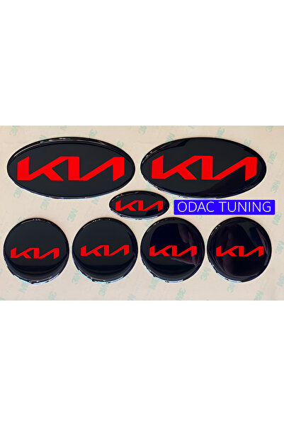 ODAC TUNING Kia Sportage 2011-2015 Yeni Kia Logo Takım Amblem Aksesuar Yazılı...