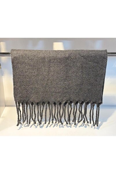 ŞURA ŞAL Omuz atkısı kışlık şal füme rengi