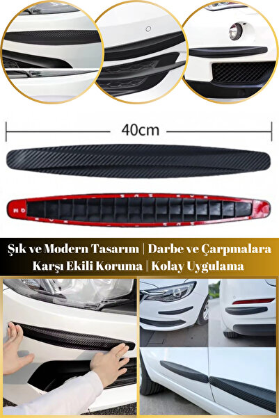 Genel Markalar 1 Çift 2 Adet Şık ve Modern Tasarım Etkili Koruma Korbon Desen...