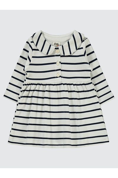 Civil Baby 6-18 Months Baby Girl Navy Blue Dress