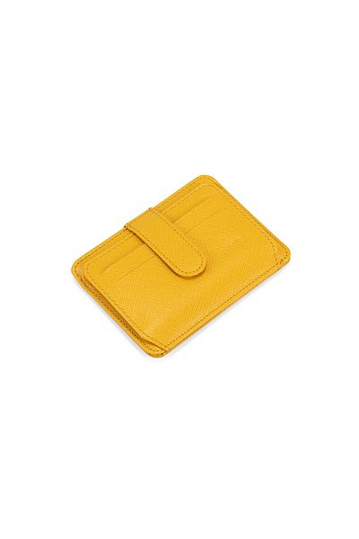 Desa Lerona Yellow Women's Leather Card Holder