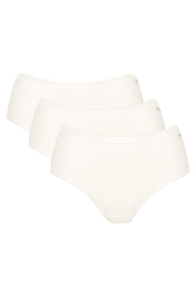 SLOGGI Damen Slips, 3er Pack - GO Daily Cotton Midi 3P, Unterhose, Stretch-Baumwolle