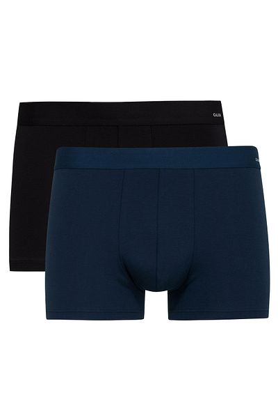 Calida Herren Boxershorts, 2er Pack - Cotton Code, Elastikbund, Activity Cotton