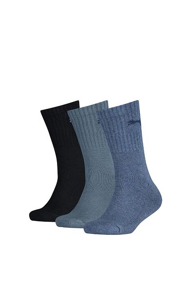 Puma Kinder Socken, 6er Pack - Sport Junior, Frottee-Sohle, Rippbündchen, Logo