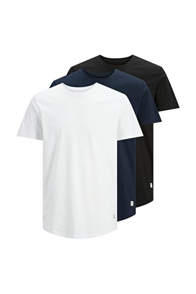 Jack & Jones JACK&JONES Herren T-Shirt, 3er Pack - JJENOA TEE 3PK, Kurzarm, B...