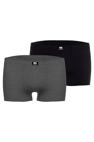 Ceceba Herren Boxershorts, 2er Pack - Konvex, Unterwäsche, Logo, einfarbig