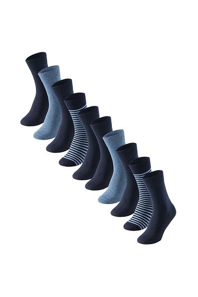 Schiesser Herren Socken - Bluebird, 10er Pack, Baumwollmix