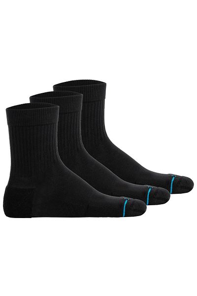 Stance Unisex Quartersocken 3er Pack - Icon Quarter, Logo, Basic