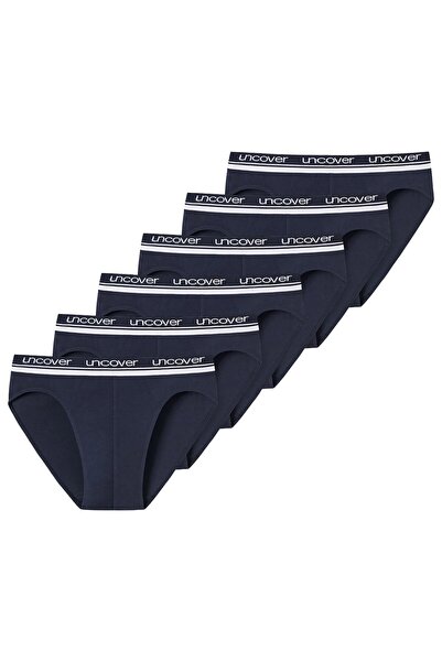 uncover by Schiesser Herren Slip 6er Pack - Rio Slip, Serie "Uncover", Logobund