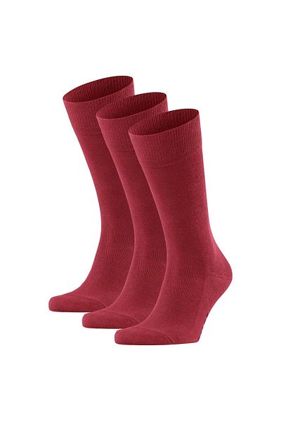 FALKE Herren Socken - 3er Pack Family SO, Allrounder Strümpfe, Uni, Baumwollmischung