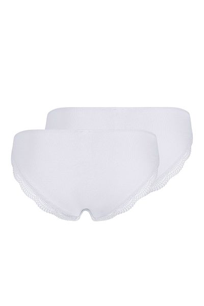 Skiny Damen Slips, 2er Pack - Rio Slip DP, Classic Cotton, Spitze, Baumwoll-Stretch