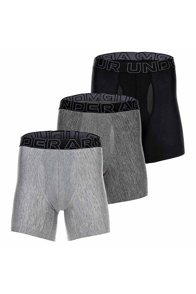 Under Armour Herren Boxershorts, 3er Pack - Performance Tech Boxer Briefs, Stretch, einfarbig