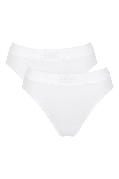 SLOGGI Damen Slips, 2er Pack - Double Comfort Tai 2P, Unterhose, Stretch-Baum...
