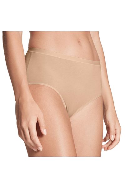 Calida Damen Slip - Natural Comfort, High Waist, Natürlicher Glanz, Single Jersey