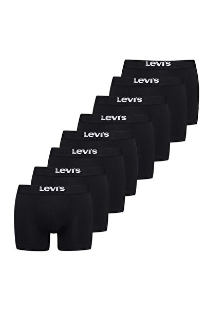 Levi's Herren Boxershorts, 8er Pack - Solid Basic Boxer Brief ECOM, Organic