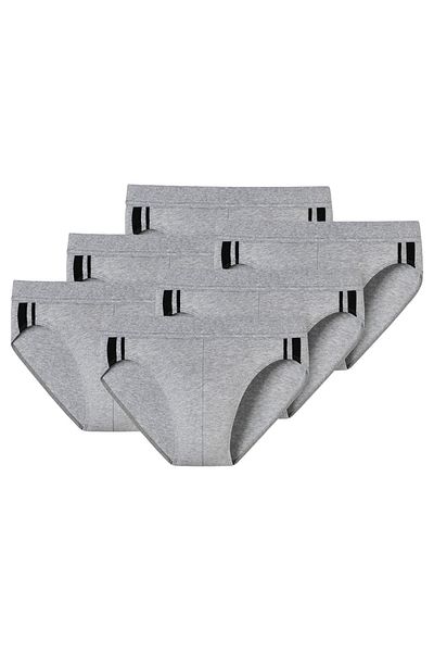 Schiesser Herren Slip 6er Pack - Rio Slip 95/5, Cotton Stretch, Seitenstreifen