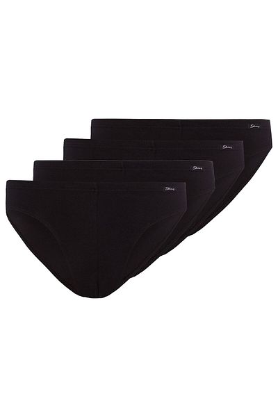 Skiny Herren Slips 4er Pack - Brasil Briefs, Unterwäsche Set, Cotton Stretch