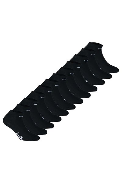 Diadora Unisex Sneaker Socken, 12er Pack - Socken, Mercerisierte Baumwolle, Logo, einfarbig