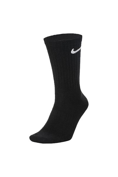 Nike Unisex Tennissocken, 3er Pack - Cushioned - Training Crew Socks, einfarbig, Logo