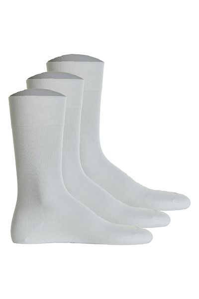 Hudson 3 Paar Herren Socken, Relax Cotton Strumpf, ohne Gummifäden, Einfarbig