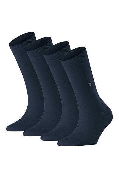 Burlington Damen Socken 4er Pack - Everyday  Kurzstrumpf, Onesize, Unifarben