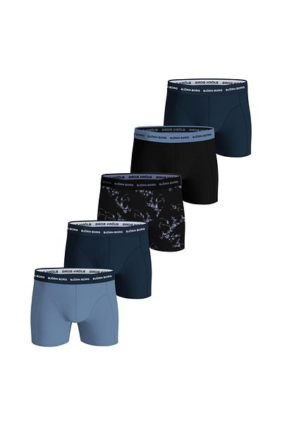 Björn Borg BJÖRN BORG Herren Boxershorts, 5er Pack - Cotton Stretch Boxer, Unterhose, Baumwolle, Logobund