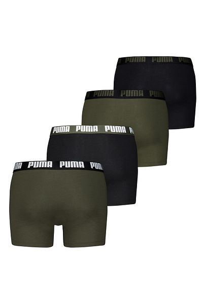 Puma Herren Boxer Shorts, 4er Pack - Basic Boxer ECOM, Cotton Stretch, Everyday