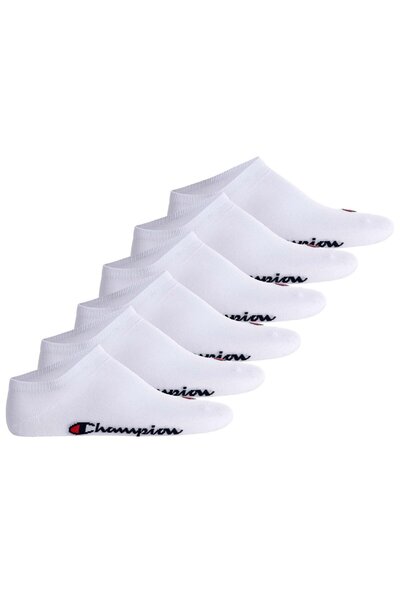 Champion Unisex Sneaker Socken, 6er Pack - Sneaker Socken Basic, Logo