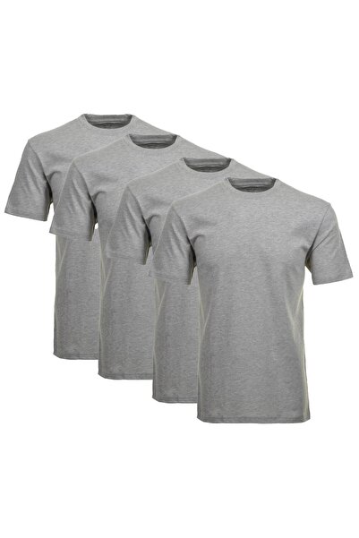 Ragman Herren T-Shirt 4er Pack - 1/2 Arm, Unterhemd, Rundhals