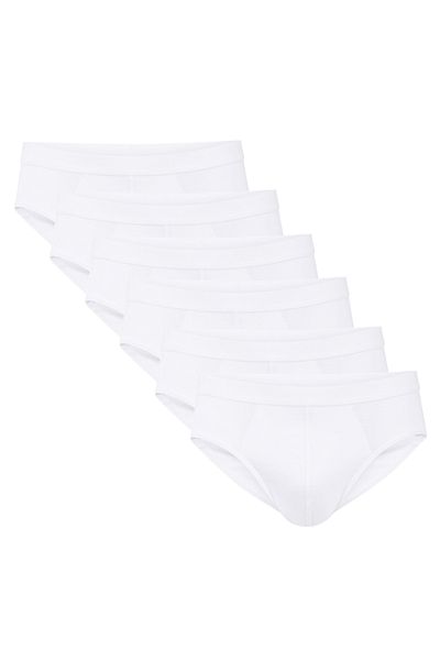 Calida Herren Slip, 6er Pack - Natural Benefit, Elastikbund, Single Jersey