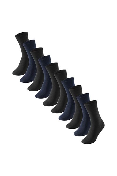 Schiesser Herren Socken - Bluebird, 10er Pack, Baumwollmix