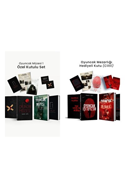 Guardian Kitap Oyuncak Müzesi Set 1.2. Kitap Ciltli Hediyeli Kutulu Oyuncak Mezarlığı Emre Gül Seri