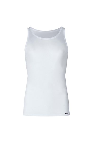 Skiny Herren Unterhemden, 2er Pack - Tank Top DP, ärmellos, Feinripp, Baumwolle