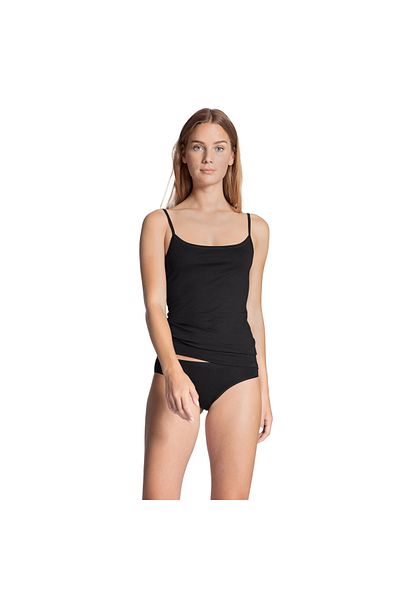 Calida Damen Spaghettitop, 2er Pack - Natural Comfort, Unterhemd, Top, Jersey, einfarbig