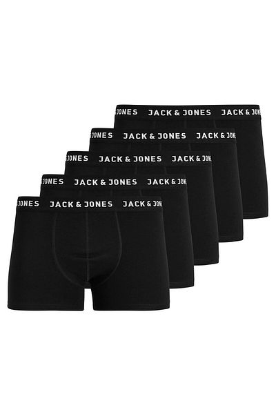 Jack & Jones JACK&JONES Jungen Boxershorts, 5er Pack - JACHUEY TRUNKS, Baumwoll-Stretch, Logobund