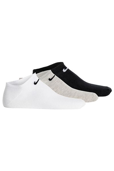 Nike Unisex Sneakersocken, 3er Pack - Lightweight - No Show Sneaker, einfarbig, Logo