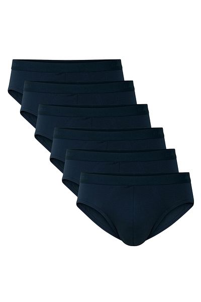 Calida Herren Slip, 6er Pack - Natural Benefit, Elastikbund, Single Jersey