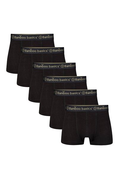 Bamboo Basics Herren Boxer Shorts, 6er Pack - LIAM Trunks, atmungsaktiv, Jersey