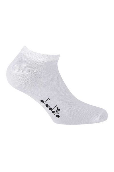 Diadora Unisex Sneaker Socken, 12er Pack - Sportsocken, Mercerisierte Baumwolle, Logo, einfarbig