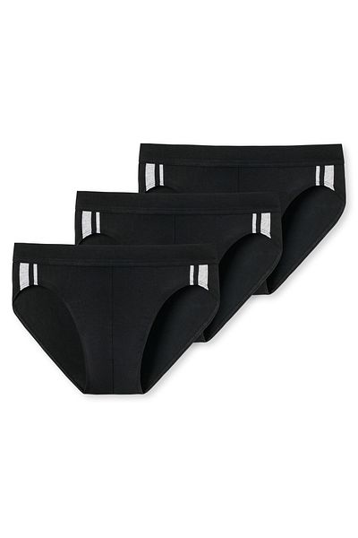 Schiesser Herren Slip 6er Pack - Rio Slip 95/5, Cotton Stretch, Seitenstreifen