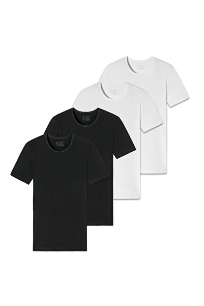 Schiesser Herren T-Shirt 4er Pack - Serie "95/5", Rundhals, S-XXL