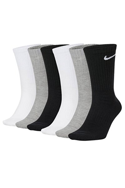 Nike Unisex Tennissocken, 6er-Pack – Gepolsterte Trainingssocken, einfarbig, ...