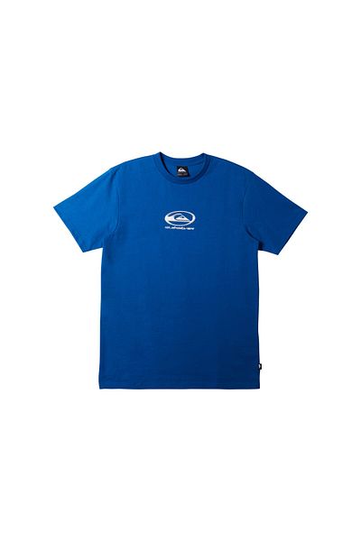 Quiksilver Tricou albastru pentru bărbați Chrome Logo Ss Stn Aqyzt09545-12227