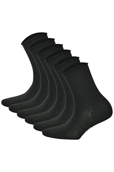 Hudson 6 Paar Damen Socken - Only 6-Pack, Strumpf, Rollrand, Einfarbig