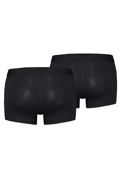 Levi's LEVI´S Herren Boxershorts, 4er Pack - Solid Basic Trunk Organic, Logobund
