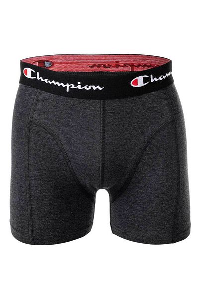 Champion Herren Boxershorts, 4er Pack - Baumwolle, Logobund, einfarbig