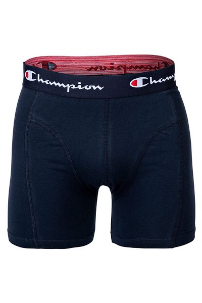 Champion Herren Boxershorts, 4er Pack - Baumwolle, Logobund, einfarbig