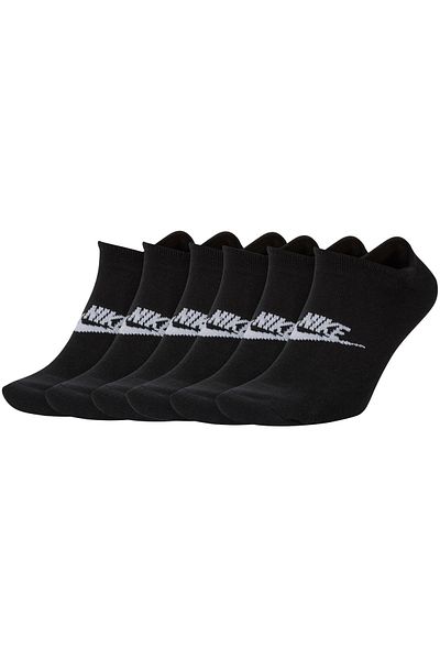 Nike Unisex 6er Pack Sneaker Sportsocken - Everyday Essential, Logo, einfarbig