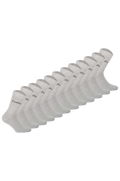 Diadora Unisex Socken, 12er Pack - Sportsocken, Baumwolle, Logo, einfarbig